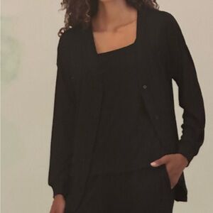 Classic Black Straight Leg 3 piece Lounge Set